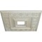Ekena Millwork Eris Ceiling Medallion (Fits Canopies up to 9 7/8"), 18"W x 18"H x 3 1/2"ID x 1 1/8"P, Flash Blue CM18ERFBS - alternate 3
